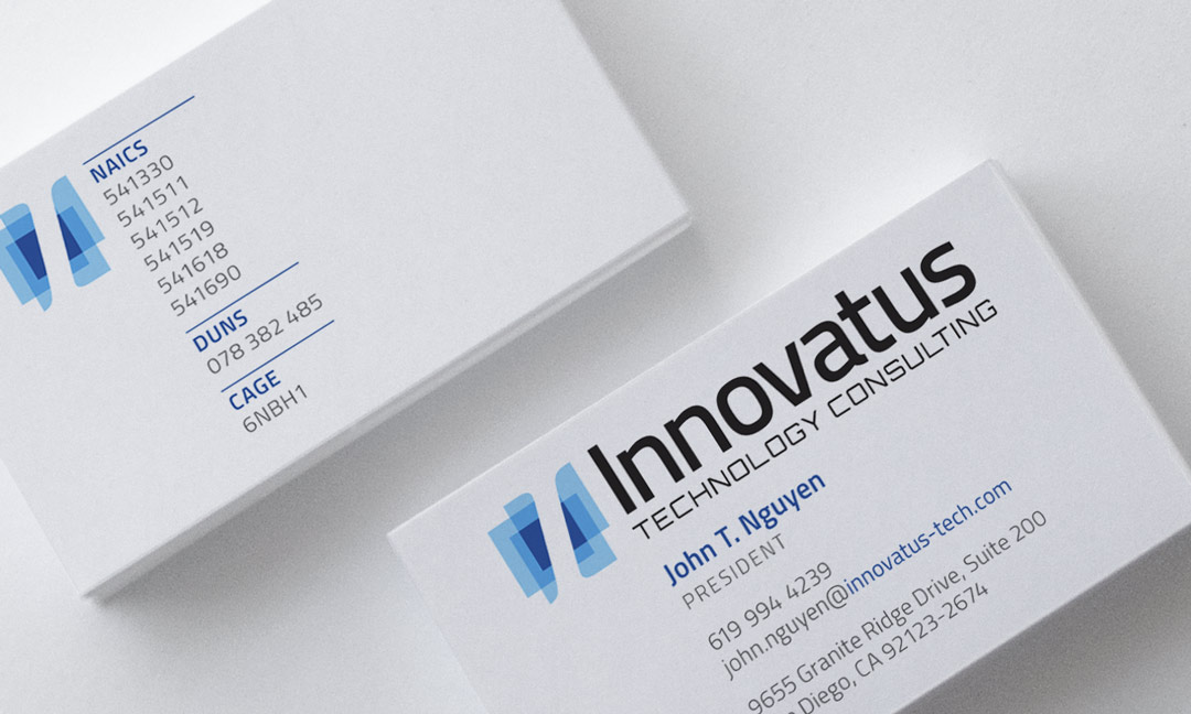 Innovatus Technology Consulting business card