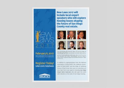 New Laws 2017 local panel promo flyer